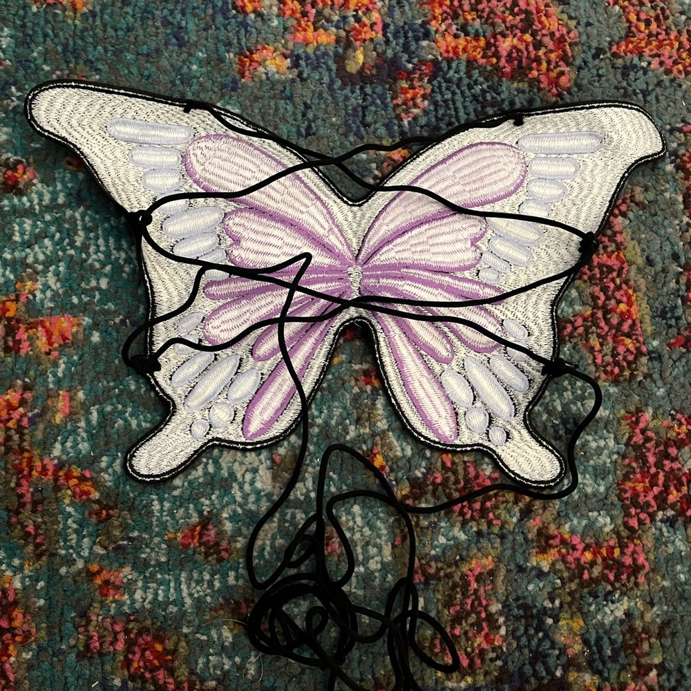 Butterfly laced up top